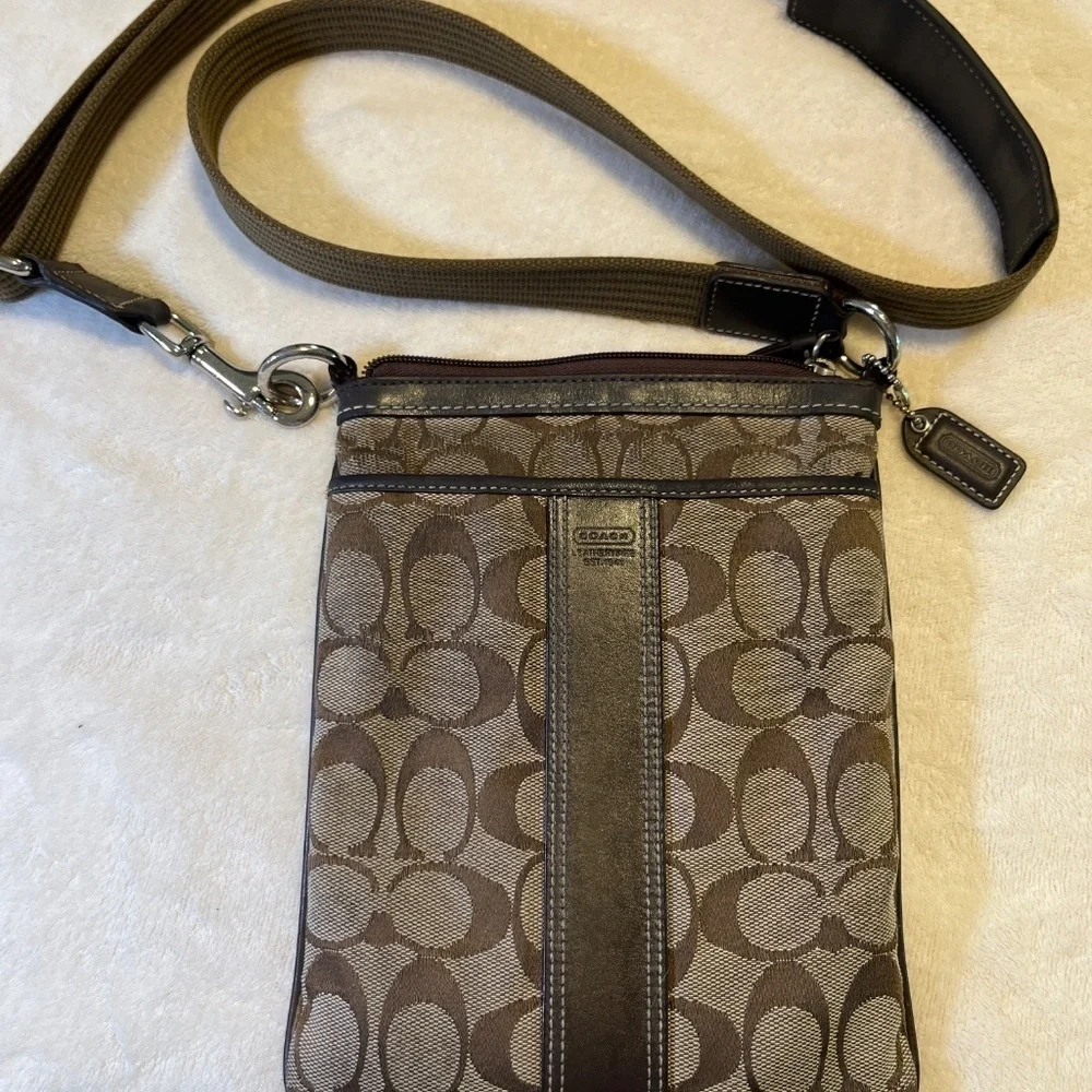 Coach Signature C Swing Pack Crossbody Bag.
See pictures for condition  of bag - Picture 8 of 13